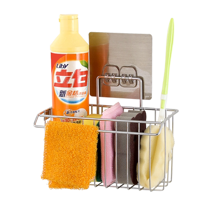 沥水篮洗碗布收纳挂袋厨房置物架