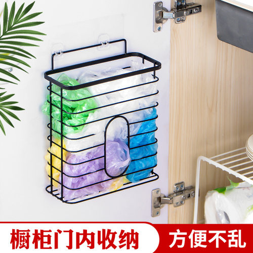 大容量壁挂式塑料纸置物架垃圾袋