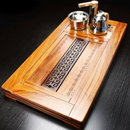 bàn trà điện cao cấp Kunde hộ gia đình gỗ hồng sắc chắc chắn khay trà gỗ gụ cao cấp bàn trà lớn cung cấp nước tự động hoàn toàn tự động cảm ứng bộ bếp bàn trà sắt sơn tĩnh điện