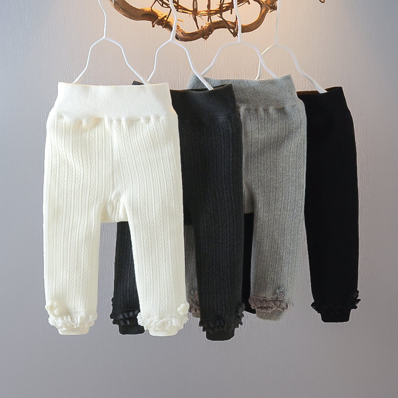 女童打底裤裤春秋装1-2-3岁小童女宝宝加绒袜裤儿童外穿长裤子潮4