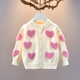 针织线衫 外穿春装 小童外套潮 毛衣女宝宝韩版 2026女童春秋甜美开衫