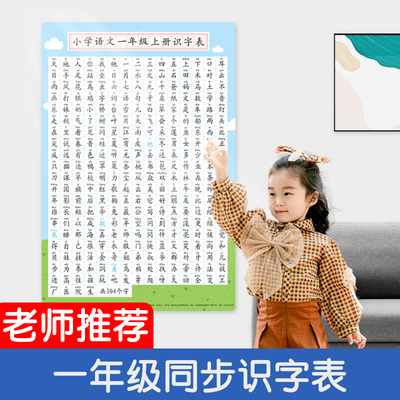 一年级识字挂图幼小衔接