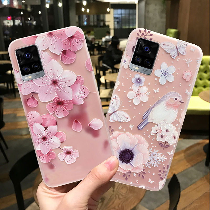 vivos7手机壳少女款vivis7透明磨砂硅胶软壳viv0s7e全包镜头vovis外壳