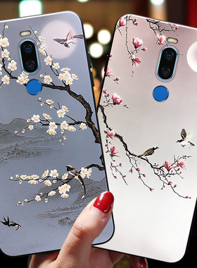 魅族x8手机壳魅族16保护套15plus女款16th硅胶男16x个性创意16plus防摔壳16thplus潮牌thp新款中国风梅花古风