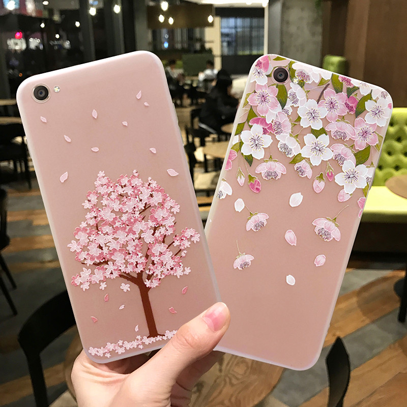 vivox9s手机壳女潮x9plus透明p磨砂vivox9i软壳x9splus保护套sp少女款vivoxplay6超薄x9s硅胶vivo潮牌l樱花sl