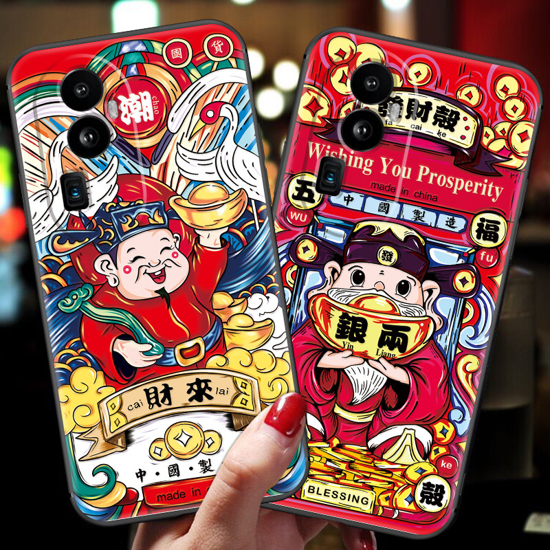 opporeno10pro手机壳新年款图片