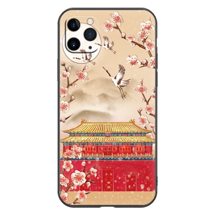 上新了故宫苹果x手机壳中国风11promax国潮iPhone xs max硅胶软壳iPhonexmax女潮iPhonex男全包pro防摔xr超薄