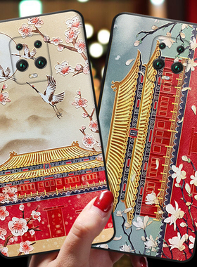 上新了故宫红米10x手机壳中国风适用于小米10xpro硅胶软壳redmi10x pro复古风4G网红x10全包5g版男女防摔新款