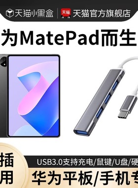 能适适用华为平板拓展坞MatePad11pro/MateBook e go电脑u盘转换器air扩展器usb接口typec转接头外接ipadpro