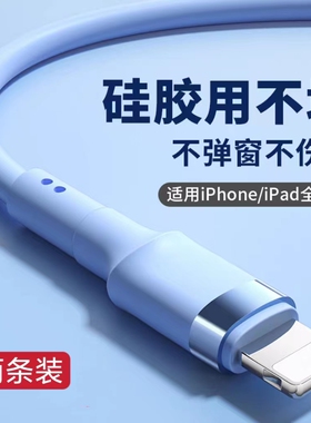 能适适用苹果14充电线iphone13数据线PD30w快充15/16手机闪充12usb11车载8p充电线pad平板typec转lighting2米
