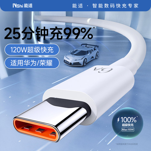能适100WType-c充电线