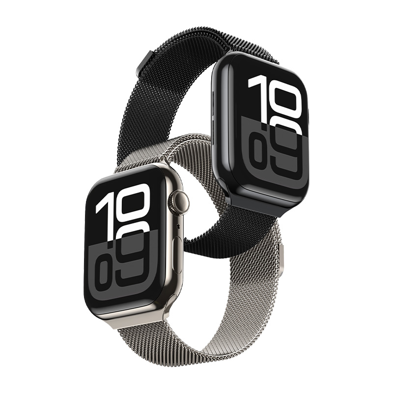 能适适用苹果iwatch10金属表带