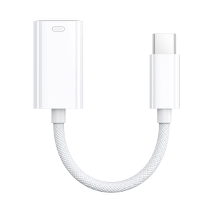能适适用苹果15promax转换头iPhone有线耳机转接头plus手机数据线usb-c闪电接口转换器lighting转typec充电