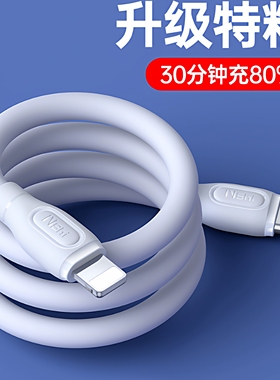 能适适用苹果iPhone14pro手机12数据线11平板xs接口8plus充电器线xusb加粗ipad车载7P快充2米6s充电线xr头PD