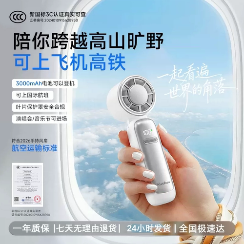 挂脖折叠制冷小风扇【真的好冷】