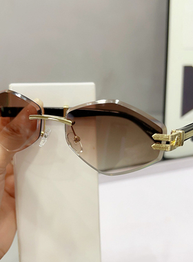 2025春夏新款小脸墨镜女防紫外线大脸显瘦高级感太阳镜街拍潮度假