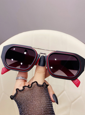 墨镜蹦迪海边高级感显脸小太阳镜