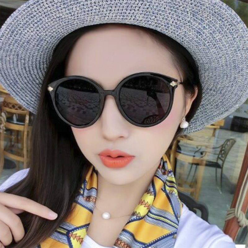 清仓捡漏街拍明星款复古透明白框太阳镜潮人男女墨镜彩膜个性眼镜