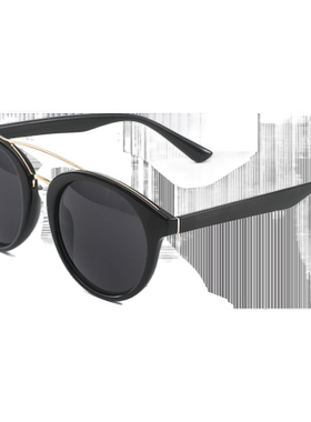 清仓捡漏太阳镜男潮网红墨镜女复古风街拍圆脸防紫外线飞行员眼睛