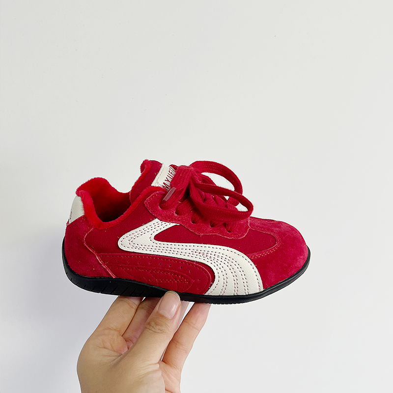 真皮儿童阿甘鞋子2025秋冬季新款男童软底透气运动鞋女童德训鞋潮