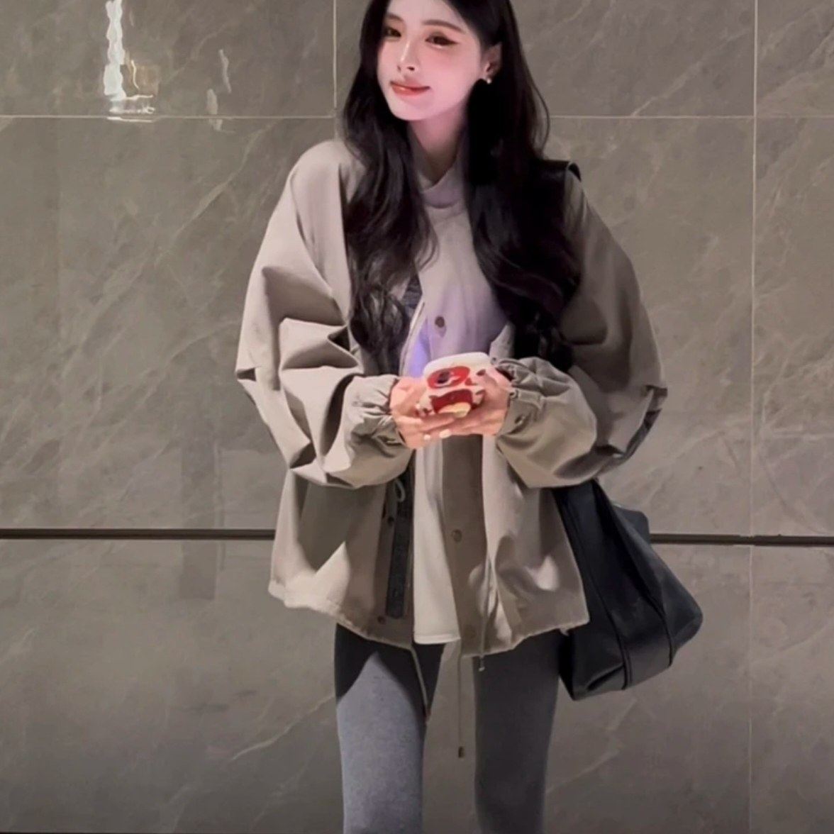 复古高级感印花风衣外套女春秋2026中长款英伦风百搭小众工装外套,女装/女士精品,风衣,淘宝优惠券,粉丝福利购,淘宝优惠卷