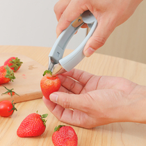 Pineapple eye clip strawberry pedicel remover