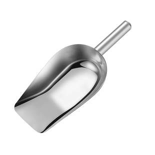 不锈钢冰铲加厚食品干果铲粮食面粉米铲平底铲茶叶爆米花坚果铲子