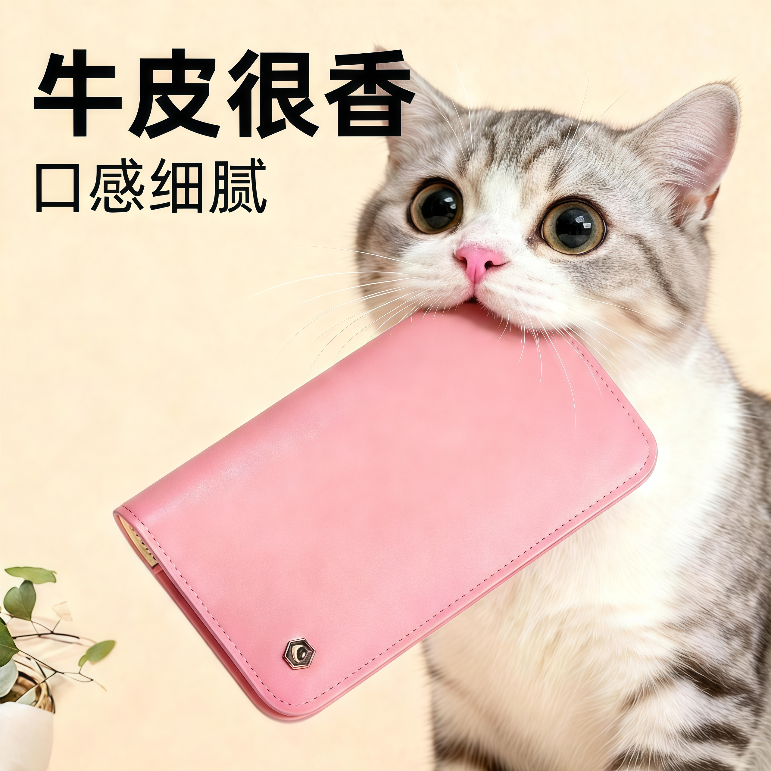 女士双手机包适用于收纳苹果iphone17/16/13/14/15pro华为mate小米17oppo荣耀保护套真皮ins风礼品定制手包