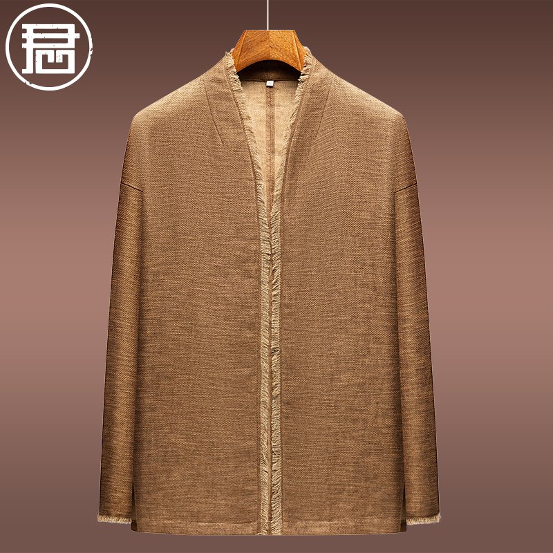 2025中国风男装汉服外套禅意开衫