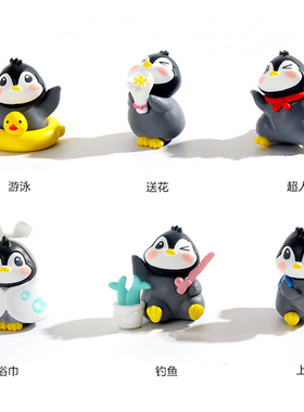 可爱动物PVC公仔创意微景观装扮