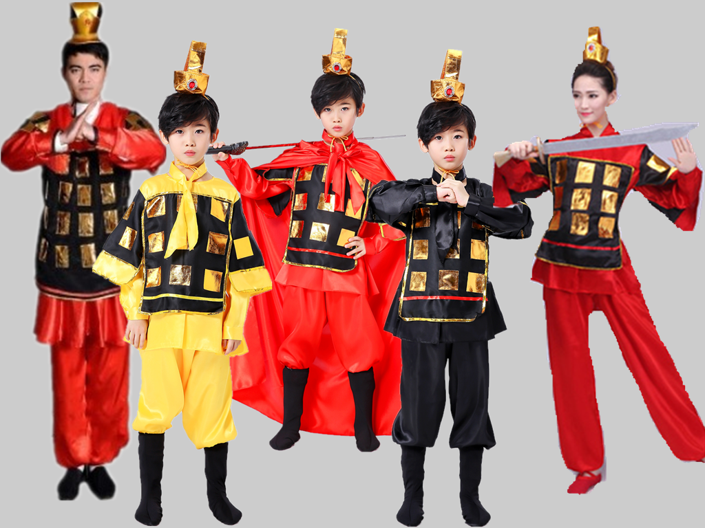 古代兵马俑花木兰满江红戏剧战袍