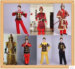 古代儿童成人士兵服装 将军侍卫盔甲铠甲影视舞台演出满江红表演服