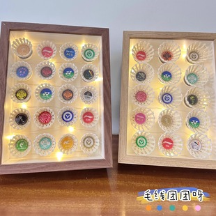 立体中空相框羽毛球相框创意DIY手工礼物干花相框毕业礼物