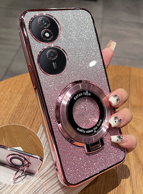 适用华为荣耀畅玩50plus手机壳CLK一AN00保护硅胶套honor全包防摔puls透明软壳CLKAN畅享ANOO简约p带支架新款