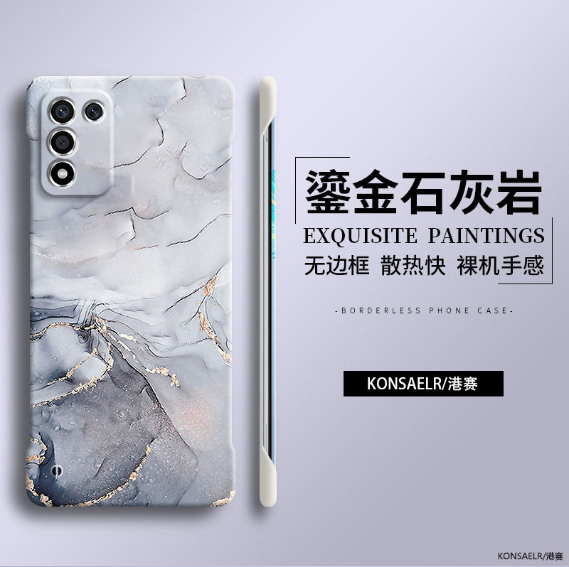 鎏金水墨适用oppok11x手机壳新款k9s简约k10活力版K7超薄k3无边框k10pro高级k10x磨砂全包k1硬壳k5保护套5g潮