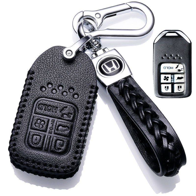 适用于2021款本田CRV新能源锐混动钥匙包22crv车真皮钥匙套男女扣