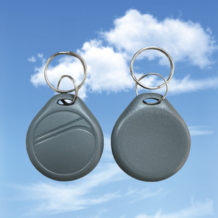 台湾老灰扣UID可拷贝复制空白钥匙扣IC可反复改写UID可变水滴形卡