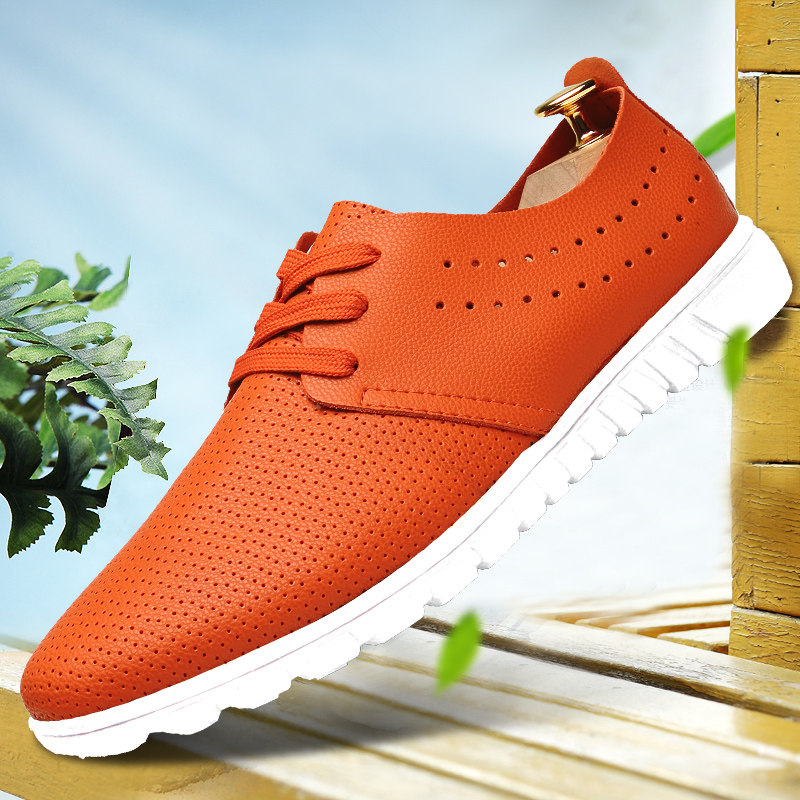 Sandals for men 2022 new pattern summer Hollow ventilation leather shoes Schoolboy Korean Edition non-slip soft sole student Crocsin the Men's Shoes, Sandals, Crocs category - from Buy2taobao.com to provide professional Taobao agent buy service