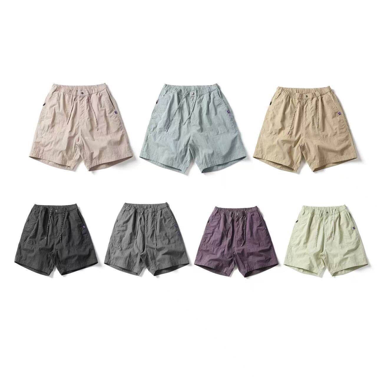 日系Kapital Japan 复古山系户外紫标工装短裤直筒休闲五分裤潮牌