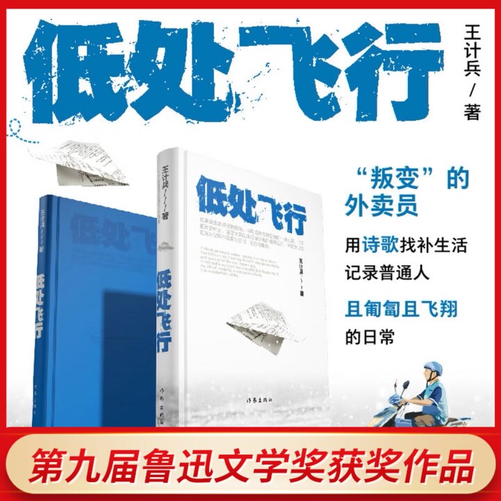 正版低处飞行外卖员诗人