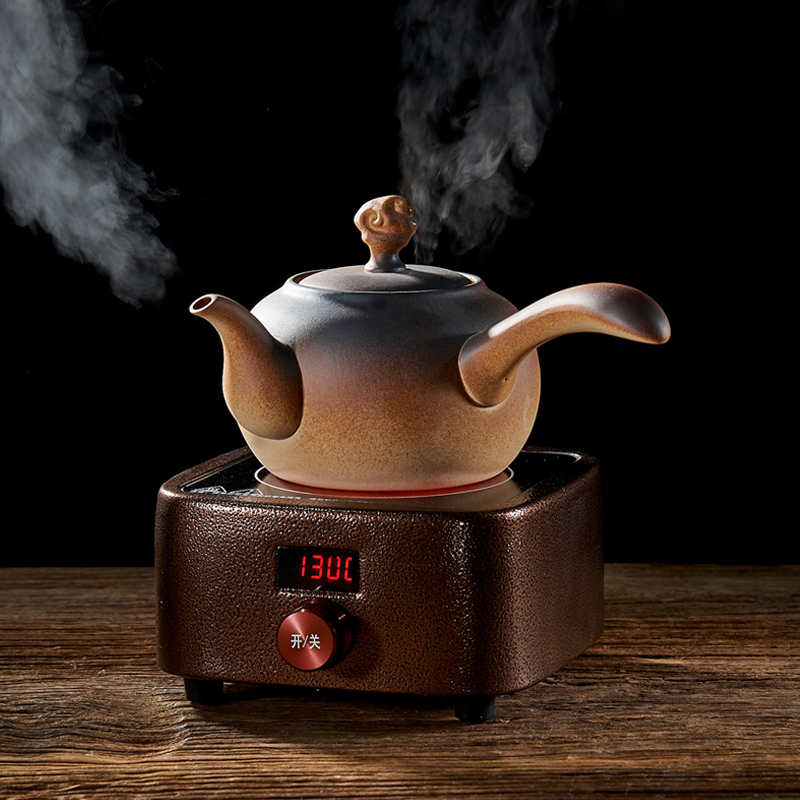 家用陶瓷侧把功夫茶烧水壶