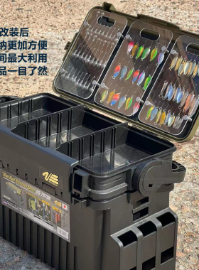 日本明邦名邦VS-7070N钓箱VS-7055N改装配件马口溪流亮片铅头钩