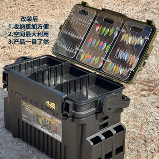 配件马口溪流亮片铅头钩 7055N改装 日本明邦名邦VS 7070N钓箱VS