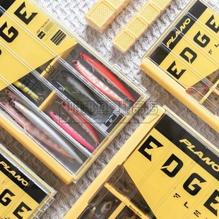 美国PLANO EDGE密封防水jig收纳盒路亚米诺盒大泳饵收纳盒软饵盒