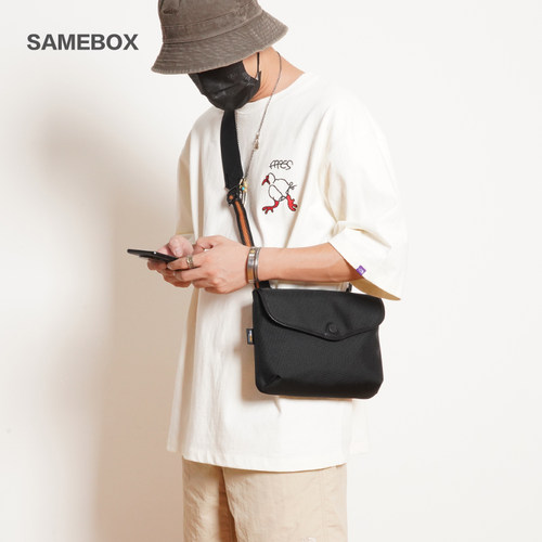 CORDURA考杜拉弹道尼龙斜挎包撞色设计FIDLOCK磁扣11寸iPad斜挎包