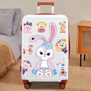 迪士尼星黛露行李箱贴纸防水不留胶高级感旅行箱改造遮丑装饰贴纸