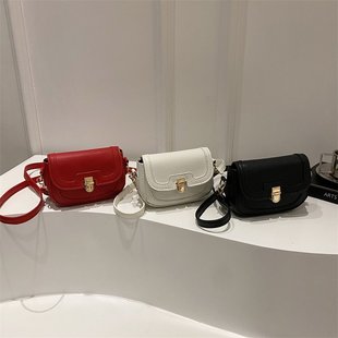 高级质单肩斜挎包复古百搭马鞍包零钱包 迷你小包包女2025超火时尚
