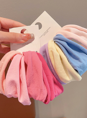 2025新款发圈头绳强力高弹力发绳可爱头饰皮筋女生耐用扎头发面膜