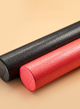 体态大师瘦腿泡沫轴光面90厘米高硬度epp美腿肌肉放松黑色红色