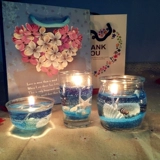 Серия океана Set Crystal Jelly Fragrance Candle Day Valentine's Day Candle Candle Romantic Предложение о день рождения